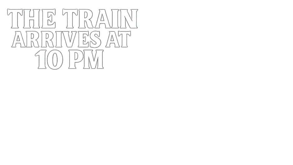 The Train Arrives at 10 PM artwork 2