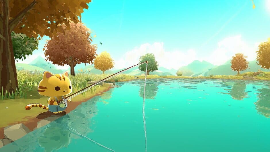 Tiny Cat Fishing artwork 1