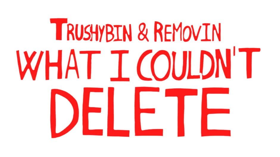Trushybin & Removin: What I Couldn’t Delete artwork 2