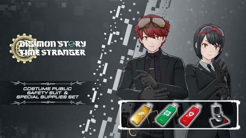 Digimon Story: Time Stranger - Costume Public Safety Suit & Special Supplies Set artwork 1