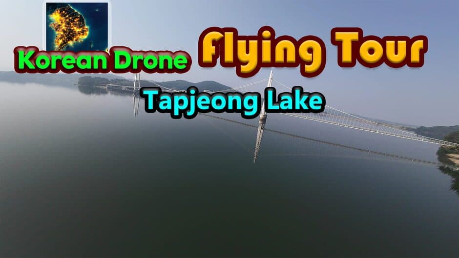 Korean Drone Flying Tour Tapjeong Lake artwork 1