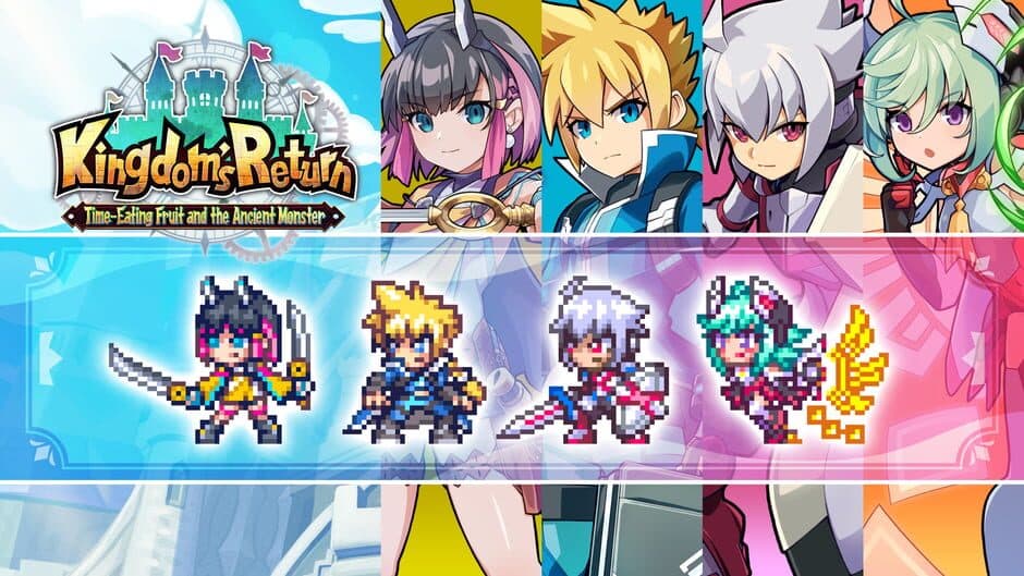 Kingdom's Return: Time-Eating Fruit and the Ancient Monster - "Azure Striker Gunvolt" Crossover Character Skin artwork 1