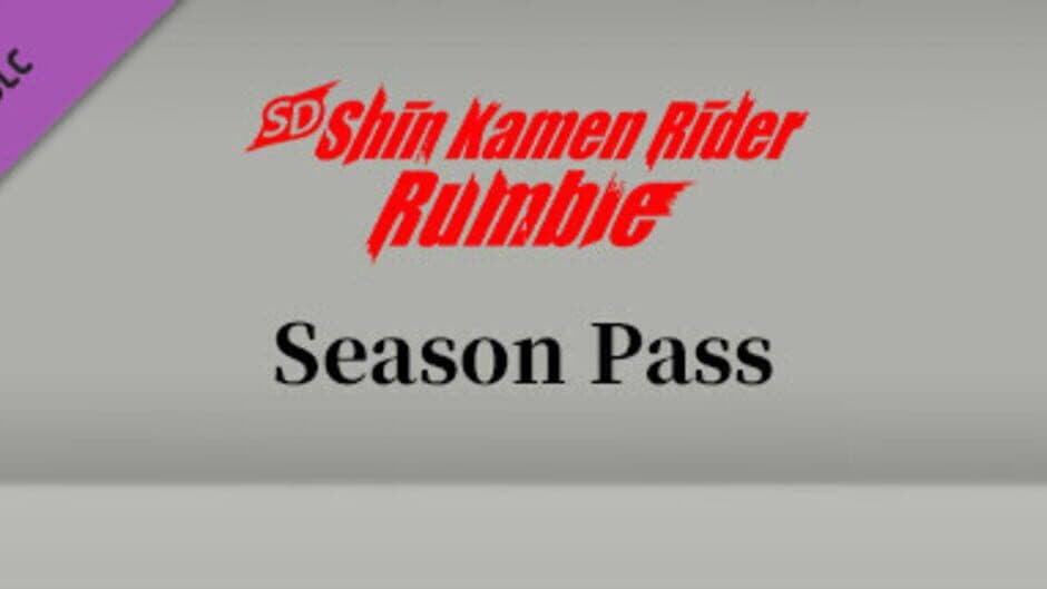 SD Shin Kamen Rider Rumble SJHU Season Pass artwork 1
