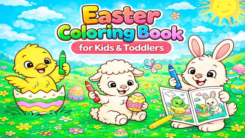 Easter Coloring Book for Kids & Toddlers artwork 1