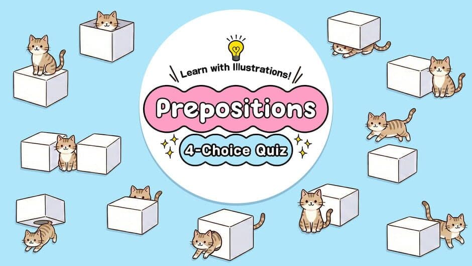 Learn with Illustrations! English Prepositions 4-Choice Quiz artwork 1