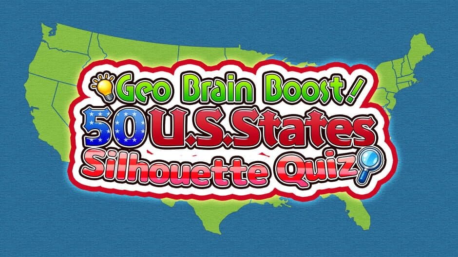 Geo Brain Boost! 50 U.S. States Silhouette Quiz artwork 1
