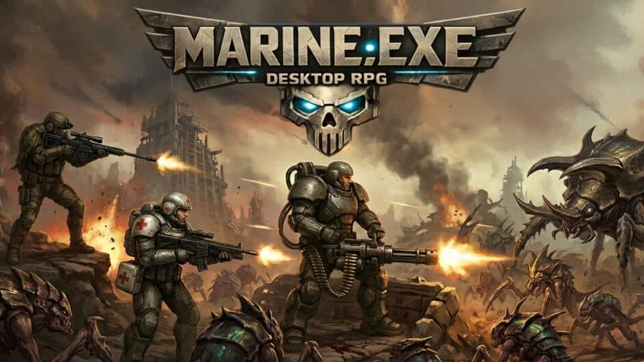 Marine.exe: Desktop RPG artwork 1
