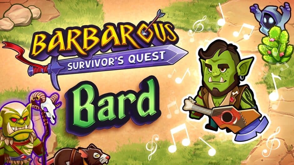 Barbarous: Survivor's Quest - Bard DLC artwork 1