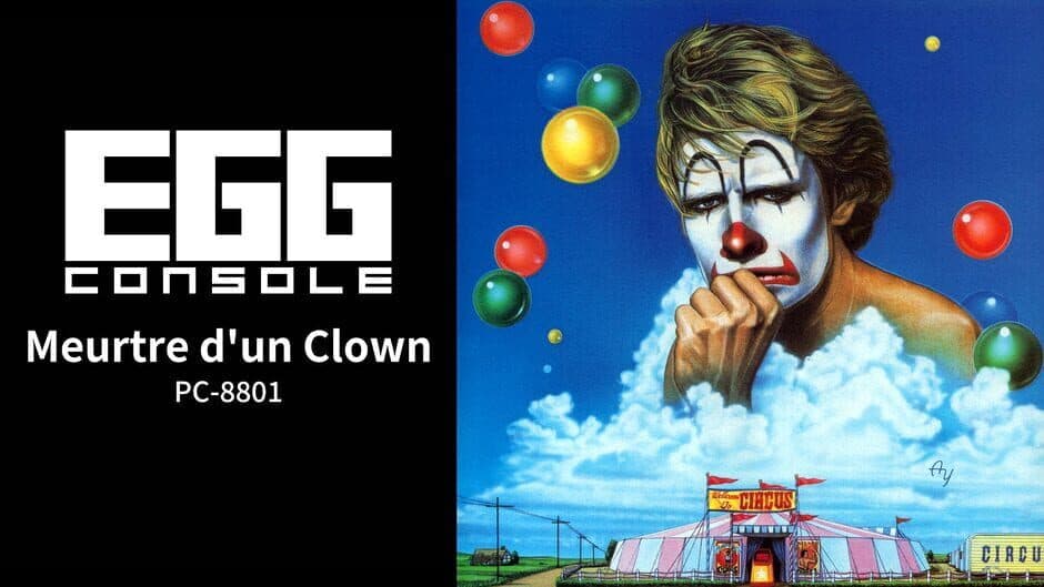 Eggconsole Meurtre d'un Clown PC-8801 artwork 1