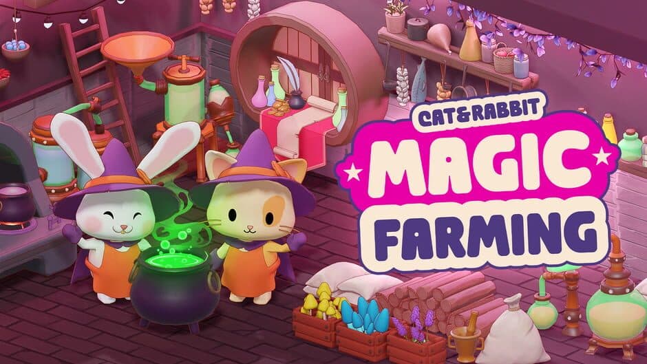 Cat & Rabbit Magic Farming artwork 1