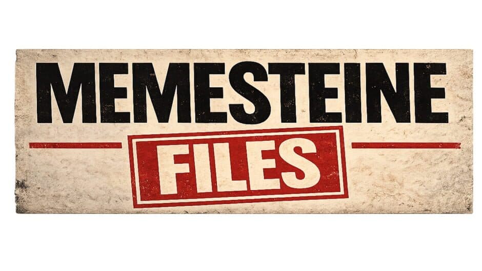 Memesteine Files artwork 2