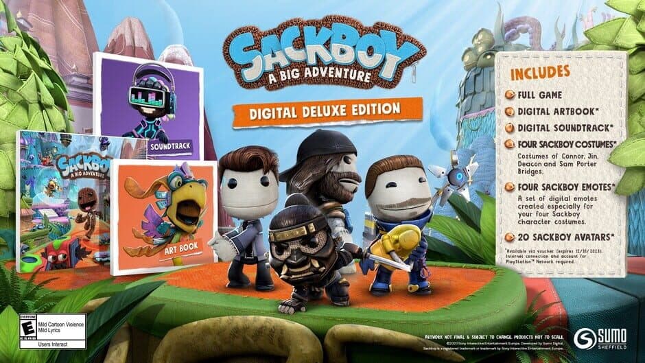 Sackboy: A Big Adventure - Digital Deluxe Edition artwork 1
