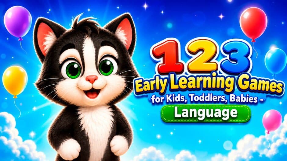 123 Early Learning Games for Kids, Toddlers, Babies: Language artwork 1