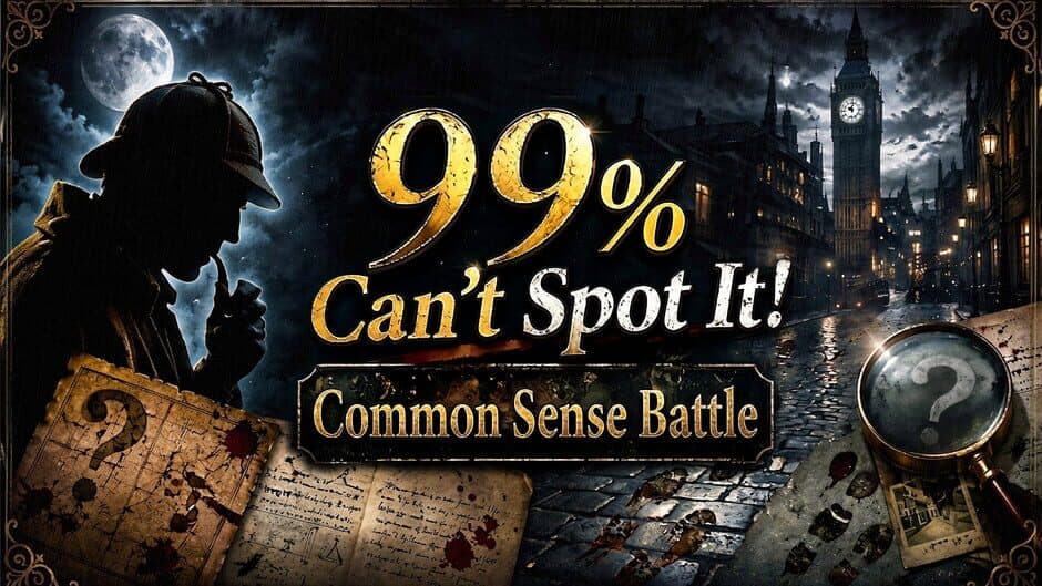 99% Can't Spot It! Common Sense Battle artwork 1