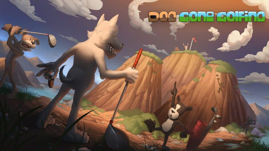Dog Gone Golfing artwork 1