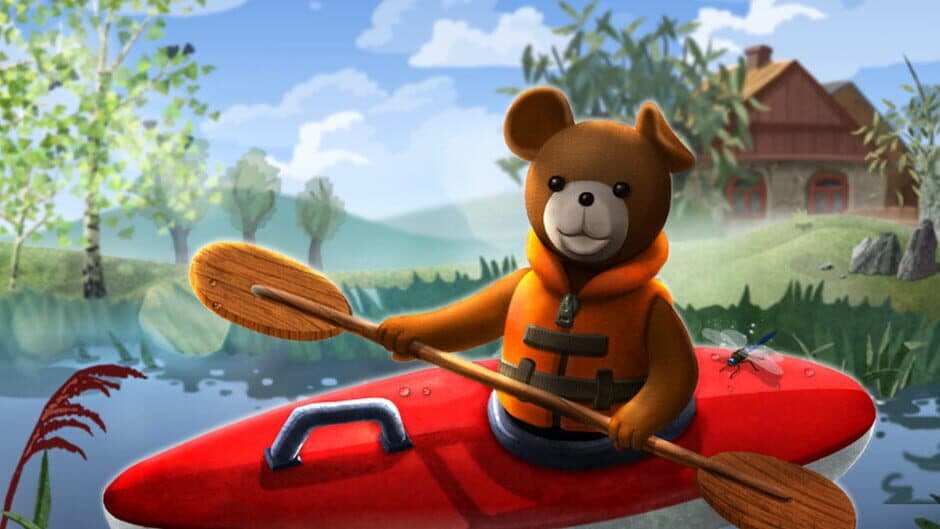Teddy Floppy Ear: Kayaking artwork 1