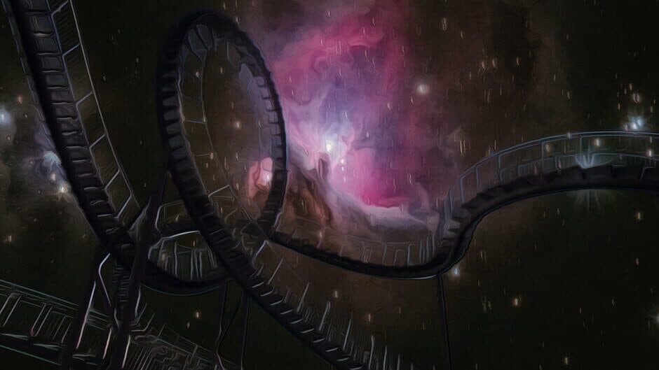 VR Galactic Roller Coaster artwork 1