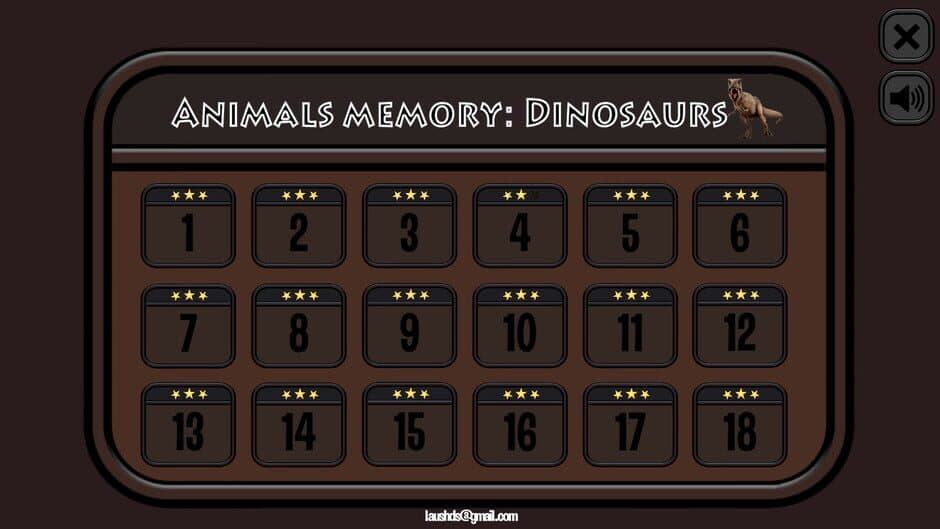 Animals Memory: Dinosaurs screenshot 1