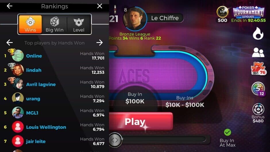 Downtown Casino: Texas Hold'em Poker screenshot 3