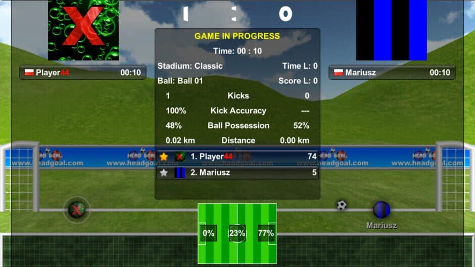 Head Goal: Soccer Online screenshot 2