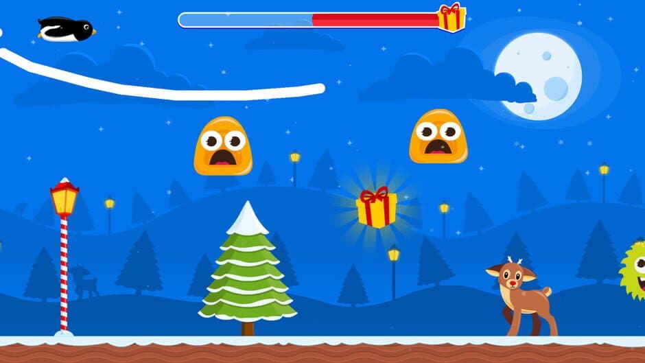 Christmas Adventure of Rocket Penguin screenshot 1