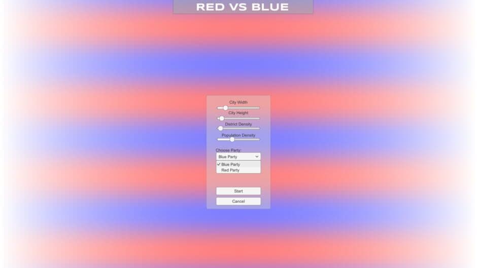 Gerrymandering: Red vs Blue screenshot 2