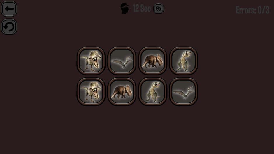 Animals Memory: Dinosaurs screenshot 2