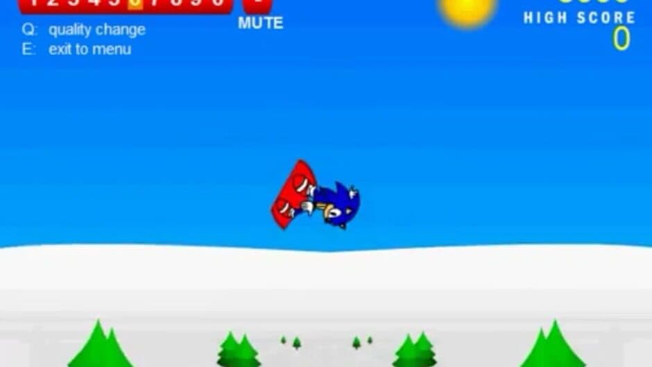 Sonic 3D Snowboarding screenshot 4