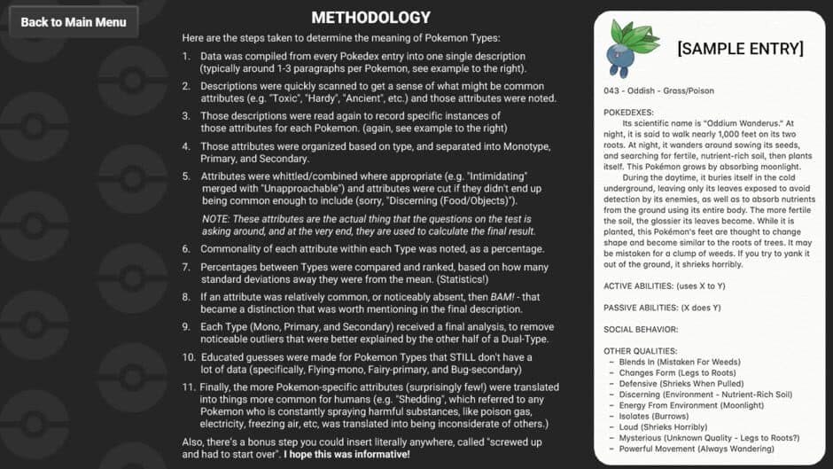Pokedex-Accurate Dual-Type Pokemon Personality Test screenshot 3
