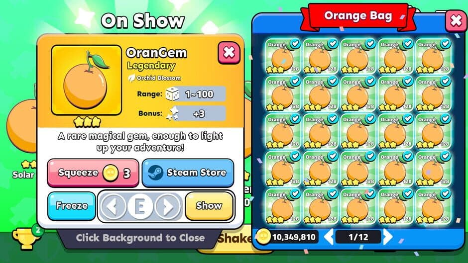 Orange screenshot 2