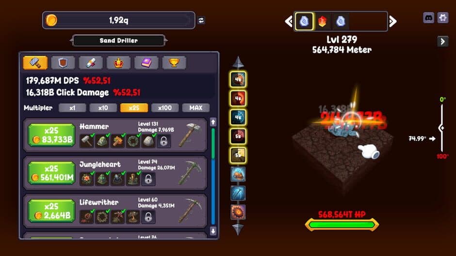 Clicker Ore screenshot 2
