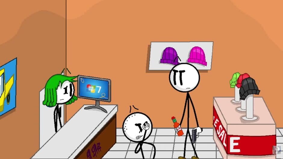 Henry Stickmin: Defending the Mall screenshot 1