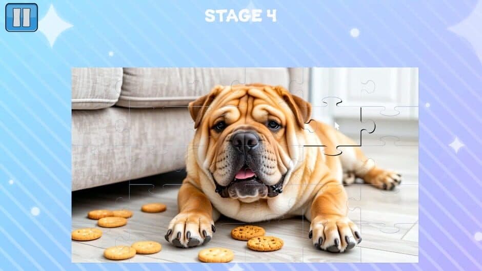 Puffy Dog Puzzle screenshot 1