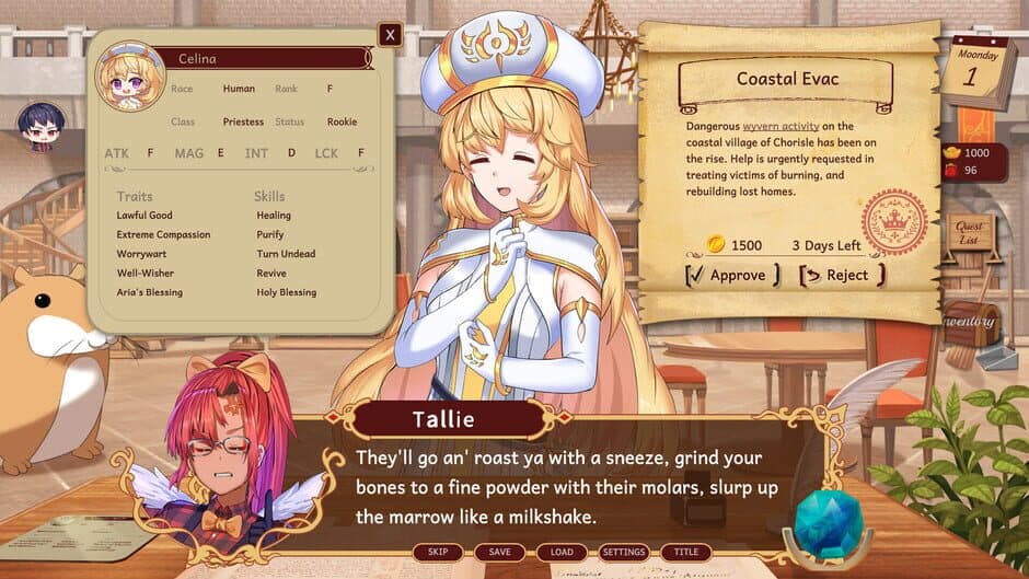 Adventure Guild Receptionist screenshot 1