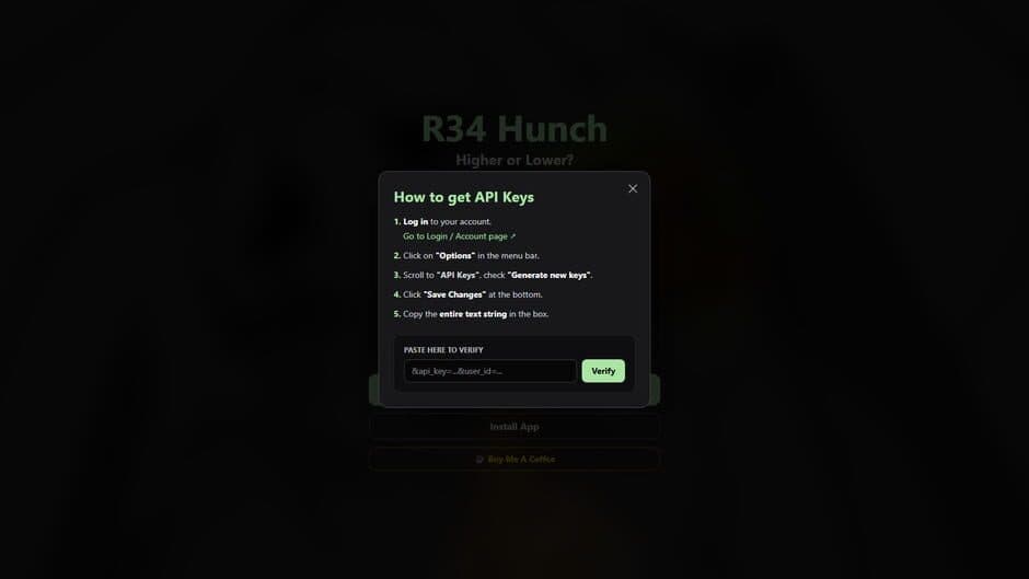 R34Hunch screenshot 4