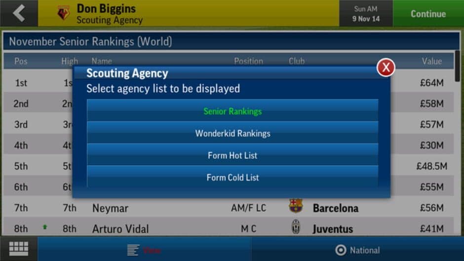 Football Manager Handheld 2015 screenshot 2