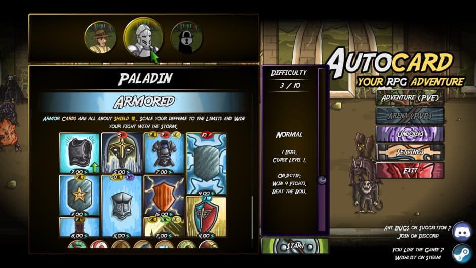 Autocard: Your RPG Adventure screenshot 2