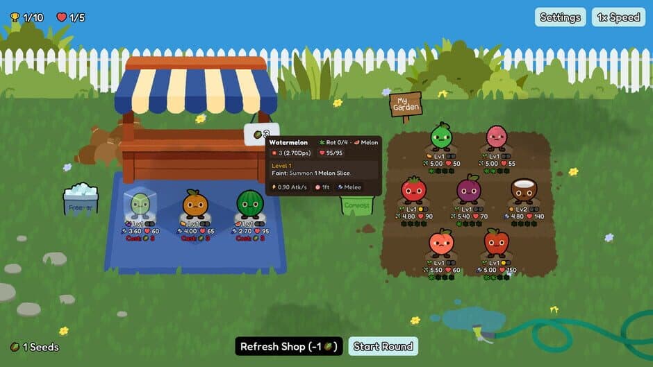 Fruit Auto Fighters screenshot 1