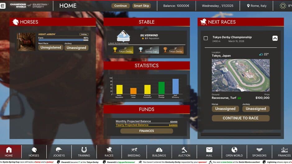 Champions Stable: Equestrian Dynasty screenshot 1