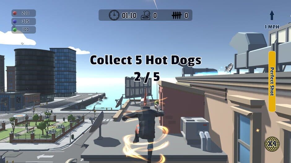 Urban Golf: Hot Dog Edition screenshot 2