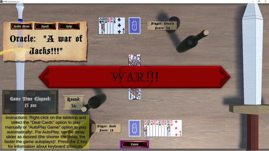 War Card Game_uvr screenshot 2