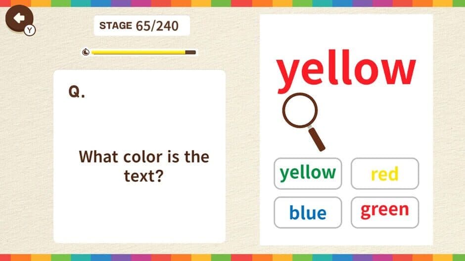 Color Mismatch Brain Quiz screenshot 2