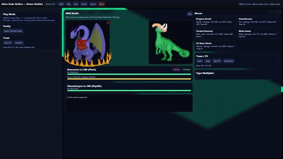 Alien Soda Online screenshot 2