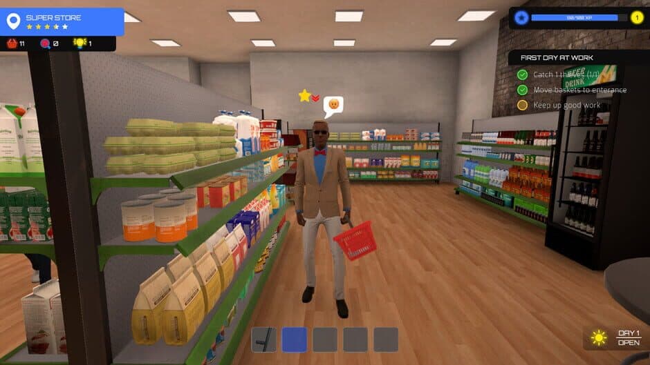 Supermarket Guard Simulator screenshot 1
