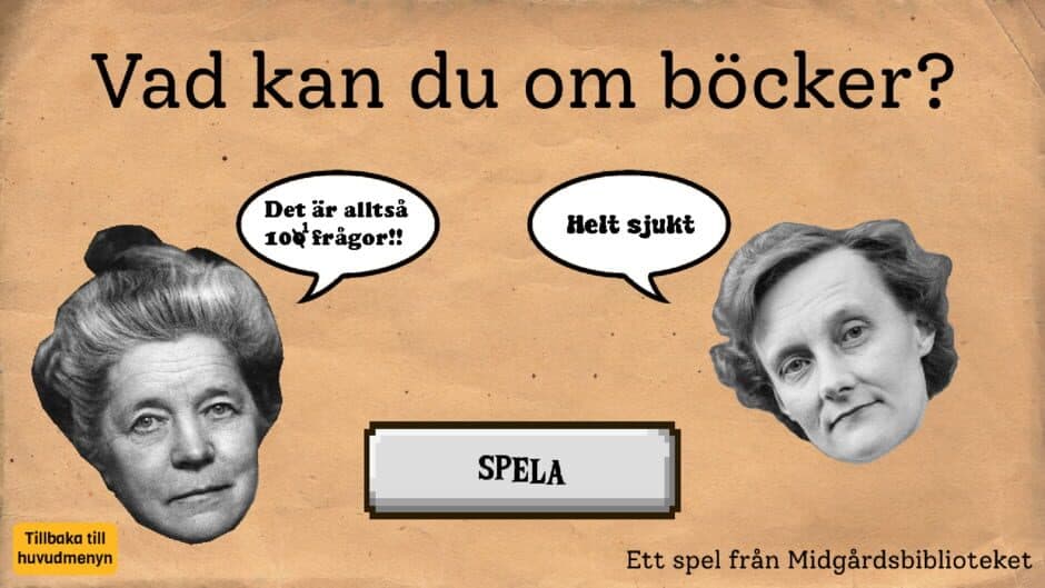 Biblioteksspel screenshot 3
