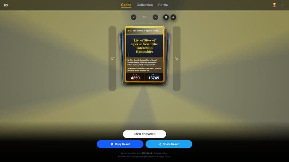 Wikipedia Gacha screenshot 1