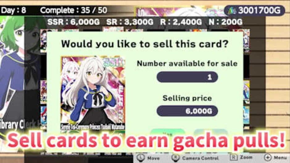Schoolgirl Card Pull Simulator screenshot 4