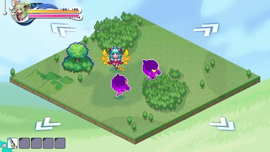 Kingdom's Return: Time-Eating Fruit and the Ancient Monster - "Azure Striker Gunvolt" Crossover Character Skin screenshot 3