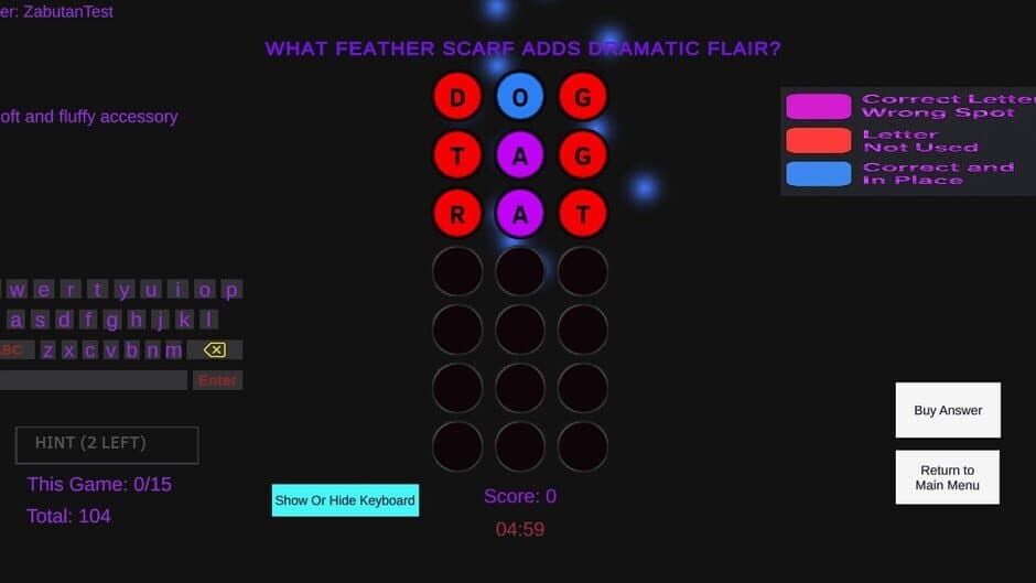 Word Charades screenshot 1