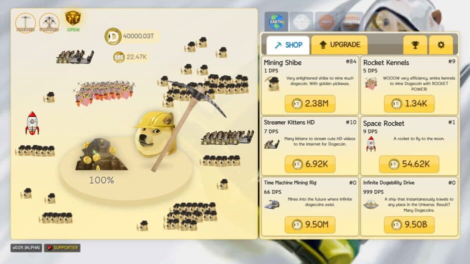 Dogeminer: CE screenshot 1